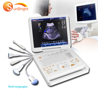 General Clinic 3D Laptop Digital Color Similar Chison Doppler Ultrasound Machine